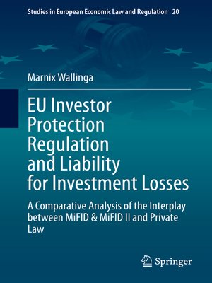 cover image of EU Investor Protection Regulation and Liability for Investment Losses